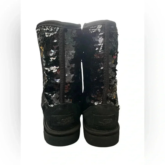 Ugg classic black sequin boots - Picture 3 of 3